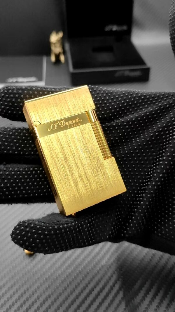 ST Dupont Generation 2 Brushed Silver Solid Brass Flint Resonant Sound Lighter - 图片 6