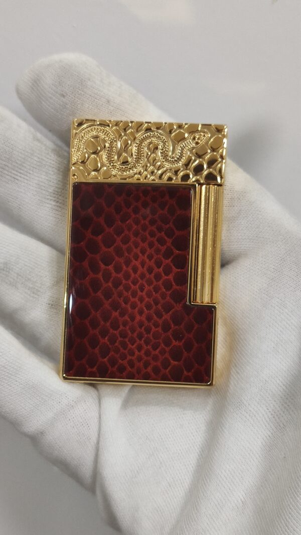 S.T.Dupont Double Flame Year of the Snake Limited Edition Pure Copper Lighter